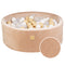 MeowBaby Sand Velvet Corduroy Round Ball Pit